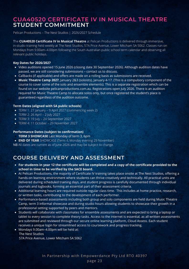 Prospectus page 23