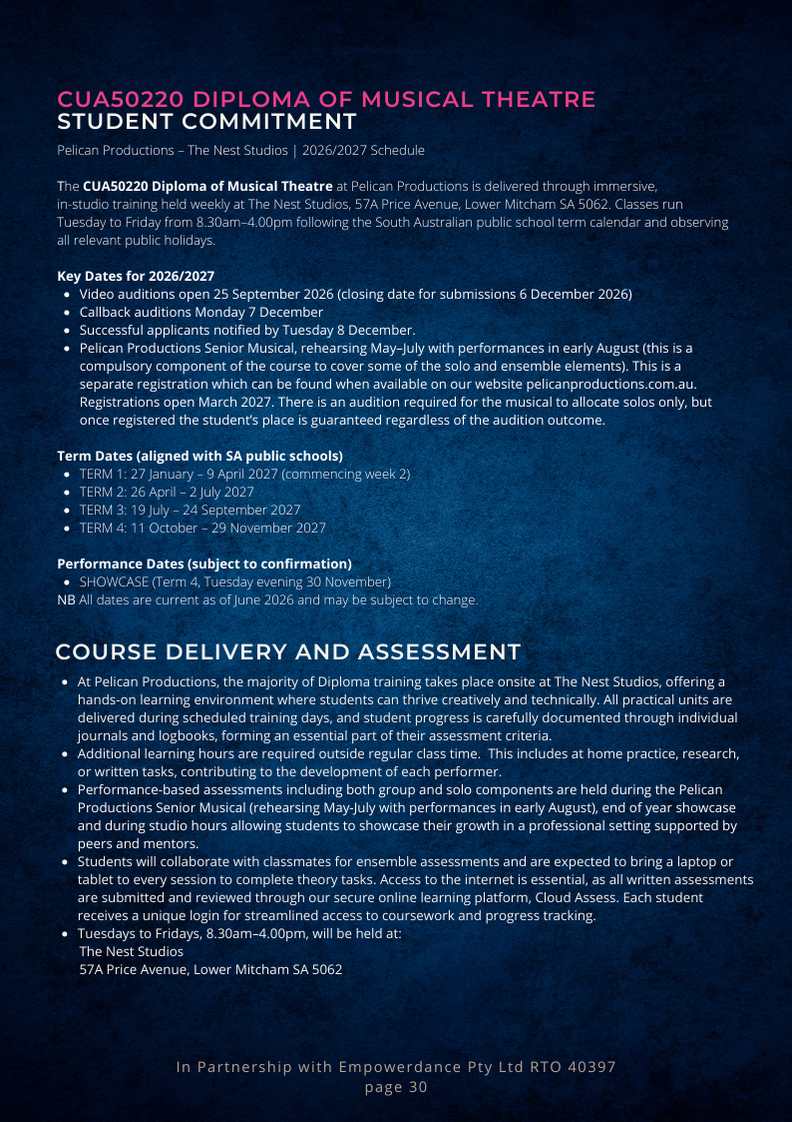 Prospectus page 30