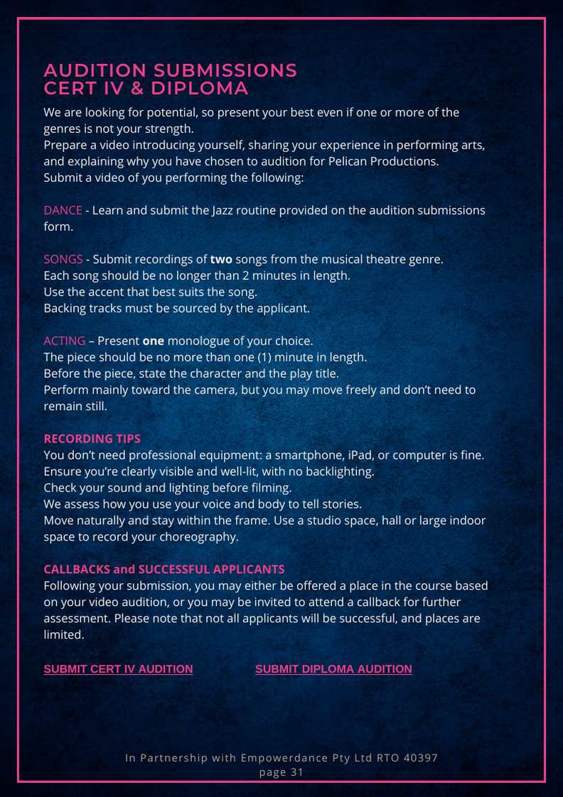 Prospectus page 31