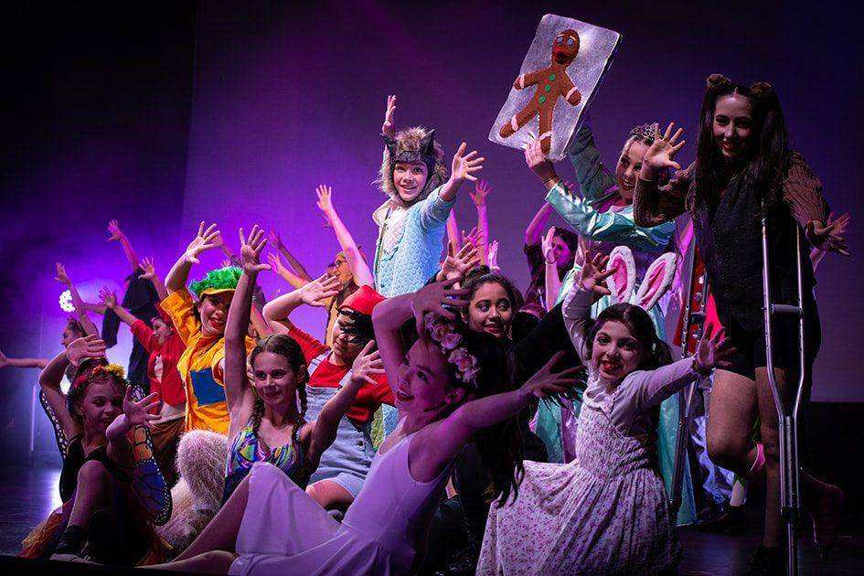 Music Theatre Academy students on stage